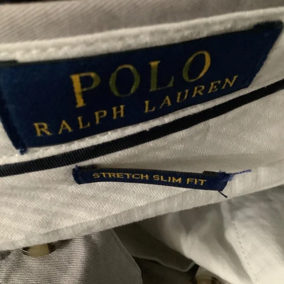 New Polo Ralph Lauren Stretch Slim Fit Gray Pants Size 36x34 - Picture 9 of 9